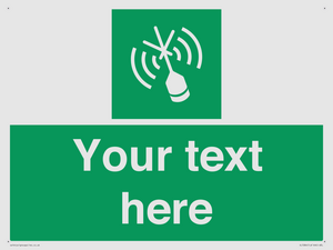 Custom sign safe condition Emergency position beacon